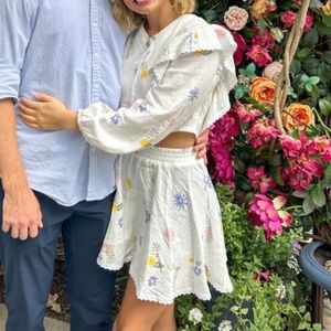 2 piece floral set